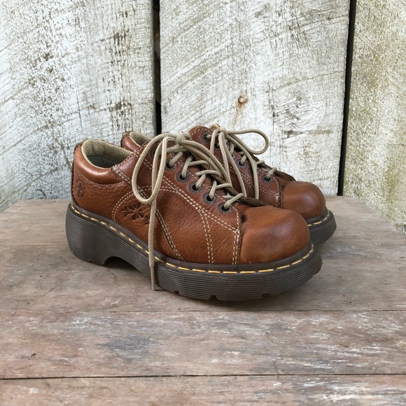 Dr Martens Shoes Dr Martens Brown Leather Lace Up Shoes 22 Poshmark